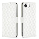 Handyhülle aus Rindsleder mit Diamantgitter und Klappfunktion, für iPhone 17 Pro Max, für iPhone 17 Pro, für iPhone 17, für iPhone Air, für iPhone 16 Pro Max, für iPhone 16 Pro, für iPhone 16 Plus, für iPhone 16