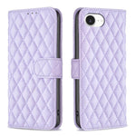 Handyhülle aus Rindsleder mit Diamantgitter und Klappfunktion, für iPhone 17 Pro Max, für iPhone 17 Pro, für iPhone 17, für iPhone Air, für iPhone 16 Pro Max, für iPhone 16 Pro, für iPhone 16 Plus, für iPhone 16