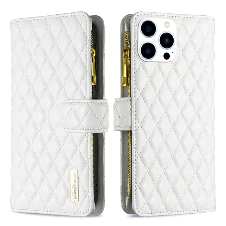 Diamantgitter Reißverschluss-Brieftaschen Leder Flip Phone Case, für iPhone 17 Pro Max, für iPhone 17 Pro, für iPhone 17, für iPhone Air, für iPhone 16 Pro Max, für iPhone 16 Pro, für iPhone 16 Plus, für iPhone 16