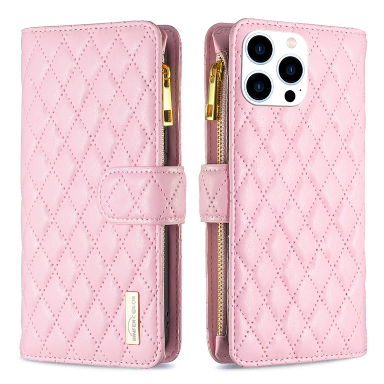 Diamantgitter Reißverschluss-Brieftaschen Leder Flip Phone Case, für iPhone 17 Pro Max, für iPhone 17 Pro, für iPhone 17, für iPhone Air, für iPhone 16 Pro Max, für iPhone 16 Pro, für iPhone 16 Plus, für iPhone 16