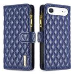 Diamantgitter Reißverschluss-Brieftaschen Leder Flip Phone Case, für iPhone 17 Pro Max, für iPhone 17 Pro, für iPhone 17, für iPhone Air, für iPhone 16 Pro Max, für iPhone 16 Pro, für iPhone 16 Plus, für iPhone 16
