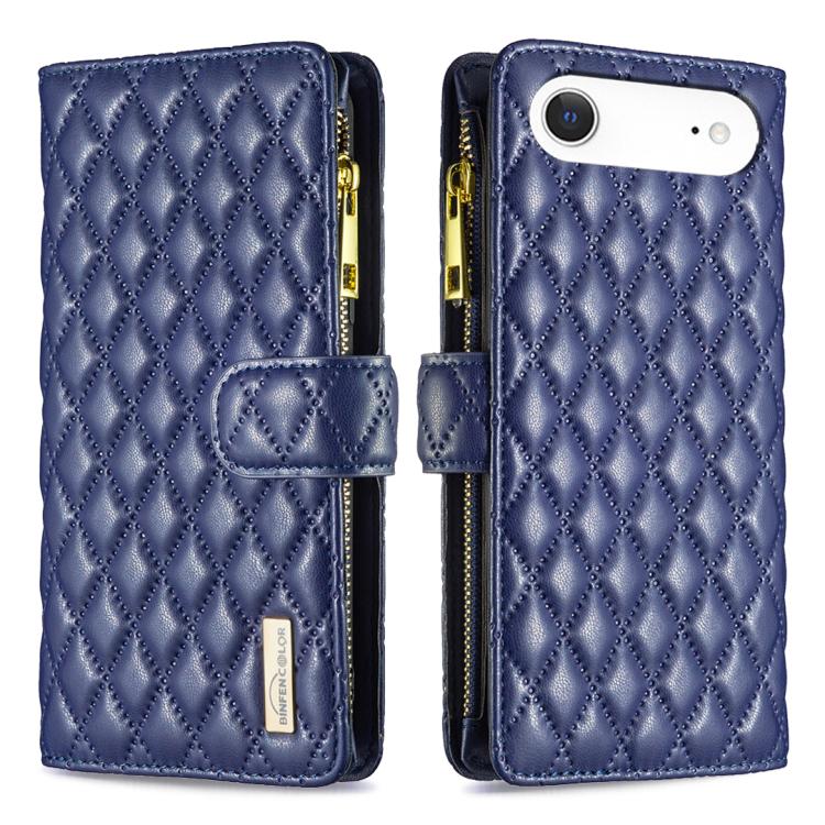 Diamantgitter Reißverschluss-Brieftaschen Leder Flip Phone Case, für iPhone 17 Pro Max, für iPhone 17 Pro, für iPhone 17, für iPhone Air, für iPhone 16 Pro Max, für iPhone 16 Pro, für iPhone 16 Plus, für iPhone 16