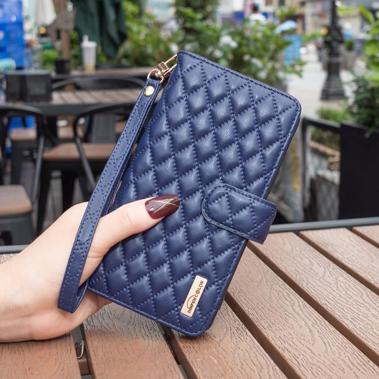 Diamantgitter Reißverschluss-Brieftaschen Leder Flip Phone Case, für iPhone 17 Pro Max, für iPhone 17 Pro, für iPhone 17, für iPhone Air, für iPhone 16 Pro Max, für iPhone 16 Pro, für iPhone 16 Plus, für iPhone 16