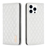 Diamantgitter Magnetische Leder Flip Handyhülle, Für iPhone 17 Pro Max, Für iPhone 17 Pro, Für iPhone 17, Für iPhone Air, Für iPhone 16 Pro Max, Für iPhone 16 Pro, Für iPhone 16 Plus, Für iPhone 16