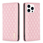 Diamantgitter Magnetische Leder Flip Handyhülle, Für iPhone 17 Pro Max, Für iPhone 17 Pro, Für iPhone 17, Für iPhone Air, Für iPhone 16 Pro Max, Für iPhone 16 Pro, Für iPhone 16 Plus, Für iPhone 16