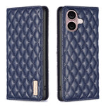 Diamantgitter Magnetische Leder Flip Handyhülle, Für iPhone 17 Pro Max, Für iPhone 17 Pro, Für iPhone 17, Für iPhone Air, Für iPhone 16 Pro Max, Für iPhone 16 Pro, Für iPhone 16 Plus, Für iPhone 16