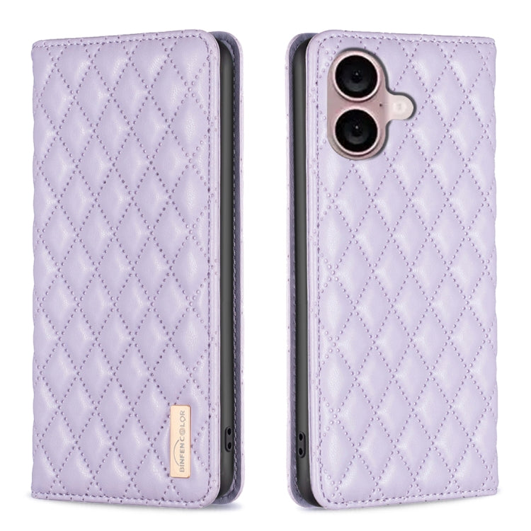 Diamantgitter Magnetische Leder Flip Handyhülle, Für iPhone 17 Pro Max, Für iPhone 17 Pro, Für iPhone 17, Für iPhone Air, Für iPhone 16 Pro Max, Für iPhone 16 Pro, Für iPhone 16 Plus, Für iPhone 16