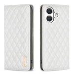 Diamantgitter Magnetische Leder Flip Handyhülle, Für iPhone 17 Pro Max, Für iPhone 17 Pro, Für iPhone 17, Für iPhone Air, Für iPhone 16 Pro Max, Für iPhone 16 Pro, Für iPhone 16 Plus, Für iPhone 16