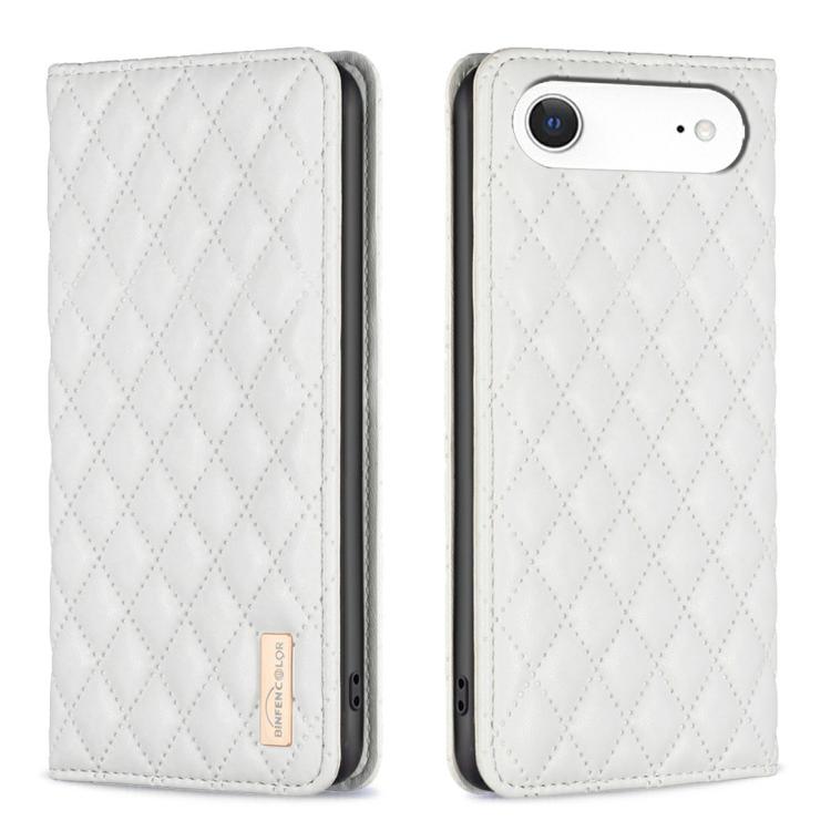 Diamantgitter Magnetische Leder Flip Handyhülle, Für iPhone 17 Pro Max, Für iPhone 17 Pro, Für iPhone 17, Für iPhone Air, Für iPhone 16 Pro Max, Für iPhone 16 Pro, Für iPhone 16 Plus, Für iPhone 16