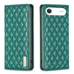 Diamantgitter Magnetische Leder Flip Handyhülle, Für iPhone 17 Pro Max, Für iPhone 17 Pro, Für iPhone 17, Für iPhone Air, Für iPhone 16 Pro Max, Für iPhone 16 Pro, Für iPhone 16 Plus, Für iPhone 16