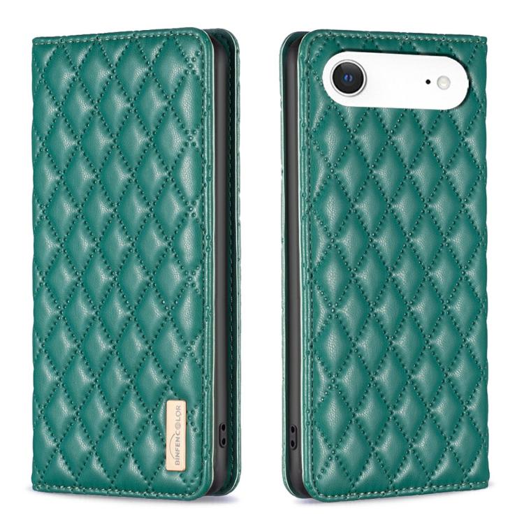 Diamantgitter Magnetische Leder Flip Handyhülle, Für iPhone 17 Pro Max, Für iPhone 17 Pro, Für iPhone 17, Für iPhone Air, Für iPhone 16 Pro Max, Für iPhone 16 Pro, Für iPhone 16 Plus, Für iPhone 16