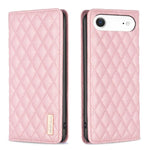 Diamantgitter Magnetische Leder Flip Handyhülle, Für iPhone 17 Pro Max, Für iPhone 17 Pro, Für iPhone 17, Für iPhone Air, Für iPhone 16 Pro Max, Für iPhone 16 Pro, Für iPhone 16 Plus, Für iPhone 16
