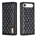Diamantgitter Magnetische Leder Flip Handyhülle, Für iPhone 17 Pro Max, Für iPhone 17 Pro, Für iPhone 17, Für iPhone Air, Für iPhone 16 Pro Max, Für iPhone 16 Pro, Für iPhone 16 Plus, Für iPhone 16