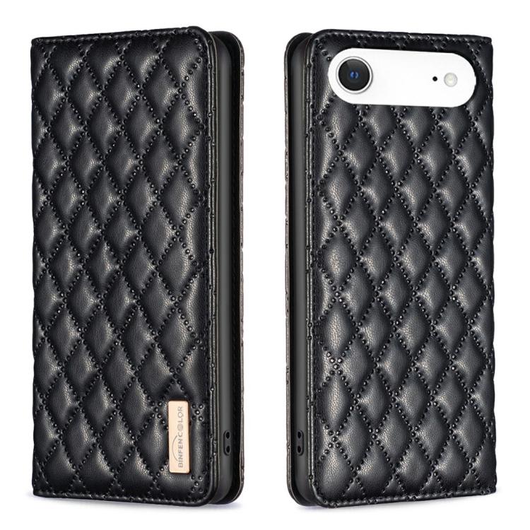 Diamantgitter Magnetische Leder Flip Handyhülle, Für iPhone 17 Pro Max, Für iPhone 17 Pro, Für iPhone 17, Für iPhone Air, Für iPhone 16 Pro Max, Für iPhone 16 Pro, Für iPhone 16 Plus, Für iPhone 16