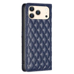 Diamantgitter Magnetische Leder Flip Handyhülle, Für iPhone 17 Pro Max, Für iPhone 17 Pro, Für iPhone 17, Für iPhone Air, Für iPhone 16 Pro Max, Für iPhone 16 Pro, Für iPhone 16 Plus, Für iPhone 16