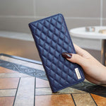 Diamantgitter Magnetische Leder Flip Handyhülle, Für iPhone 17 Pro Max, Für iPhone 17 Pro, Für iPhone 17, Für iPhone Air, Für iPhone 16 Pro Max, Für iPhone 16 Pro, Für iPhone 16 Plus, Für iPhone 16