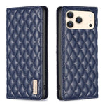 Diamantgitter Magnetische Leder Flip Handyhülle, Für iPhone 17 Pro Max, Für iPhone 17 Pro, Für iPhone 17, Für iPhone Air, Für iPhone 16 Pro Max, Für iPhone 16 Pro, Für iPhone 16 Plus, Für iPhone 16