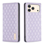 Diamantgitter Magnetische Leder Flip Handyhülle, Für iPhone 17 Pro Max, Für iPhone 17 Pro, Für iPhone 17, Für iPhone Air, Für iPhone 16 Pro Max, Für iPhone 16 Pro, Für iPhone 16 Plus, Für iPhone 16