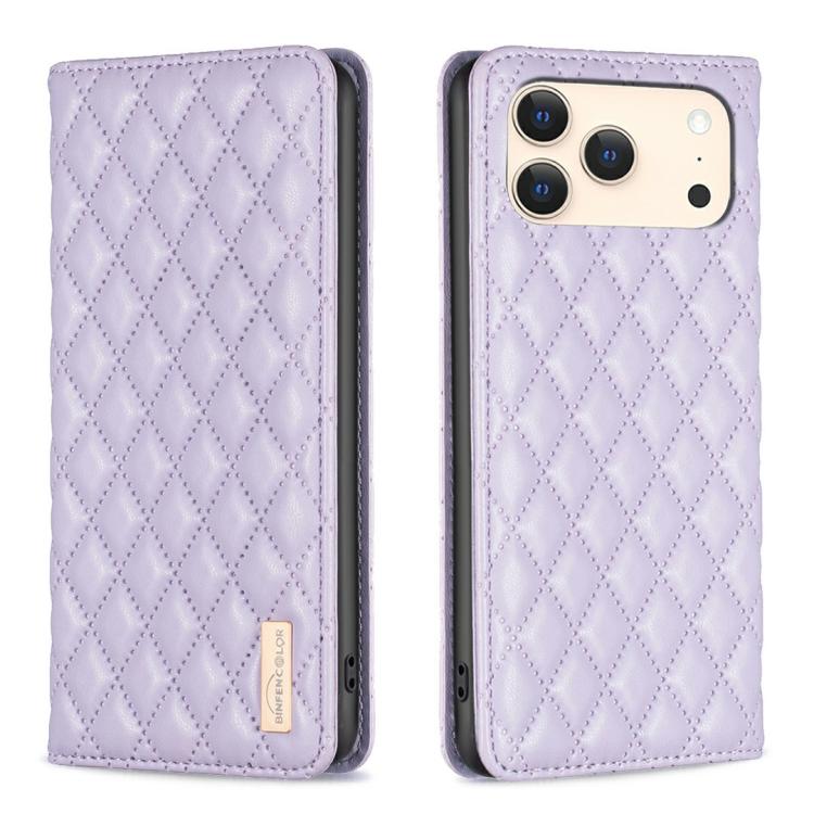 Diamantgitter Magnetische Leder Flip Handyhülle, Für iPhone 17 Pro Max, Für iPhone 17 Pro, Für iPhone 17, Für iPhone Air, Für iPhone 16 Pro Max, Für iPhone 16 Pro, Für iPhone 16 Plus, Für iPhone 16