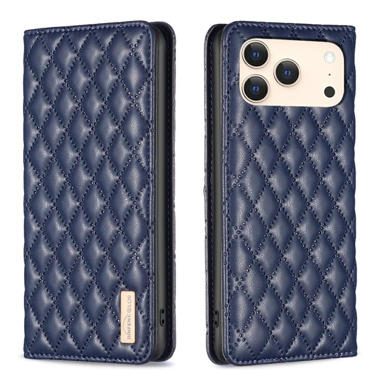 Diamantgitter Magnetische Leder Flip Handyhülle, Für iPhone 17 Pro Max, Für iPhone 17 Pro, Für iPhone 17, Für iPhone Air, Für iPhone 16 Pro Max, Für iPhone 16 Pro, Für iPhone 16 Plus, Für iPhone 16