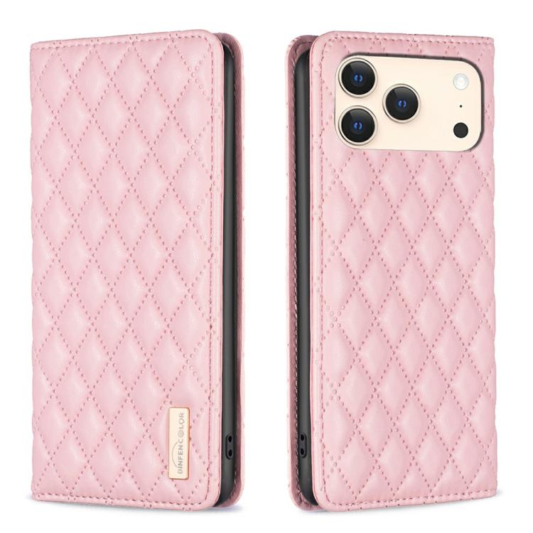 Diamantgitter Magnetische Leder Flip Handyhülle, Für iPhone 17 Pro Max, Für iPhone 17 Pro, Für iPhone 17, Für iPhone Air, Für iPhone 16 Pro Max, Für iPhone 16 Pro, Für iPhone 16 Plus, Für iPhone 16