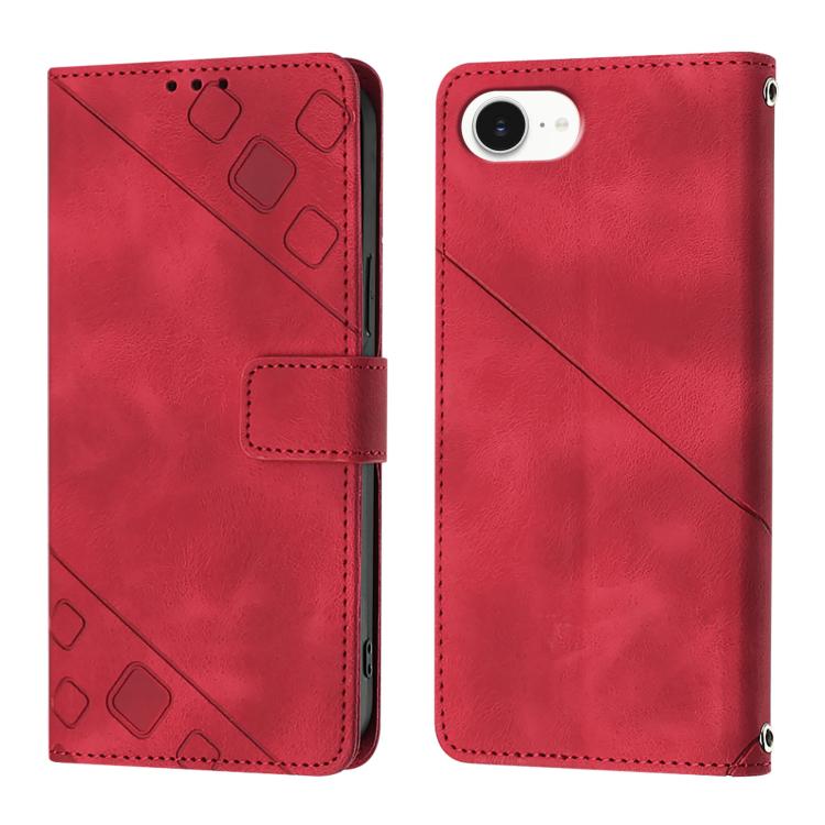Handyhülle aus geprägtem Leder mit angenehmer Haptik, Für iPhone 17 Pro Max, Für iPhone 17 Pro, Für iPhone 17, Für iPhone Air, Für iPhone SE 2024, Für iPhone 16 Pro Max, Für iPhone 16 Pro, Für iPhone 16 Plus