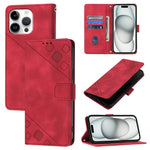 Handyhülle aus geprägtem Leder mit angenehmer Haptik, Für iPhone 17 Pro Max, Für iPhone 17 Pro, Für iPhone 17, Für iPhone Air, Für iPhone SE 2024, Für iPhone 16 Pro Max, Für iPhone 16 Pro, Für iPhone 16 Plus