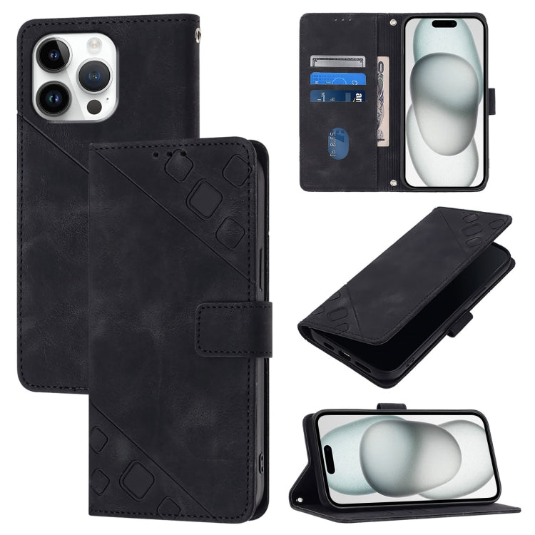 Handyhülle aus geprägtem Leder mit angenehmer Haptik, Für iPhone 17 Pro Max, Für iPhone 17 Pro, Für iPhone 17, Für iPhone Air, Für iPhone SE 2024, Für iPhone 16 Pro Max, Für iPhone 16 Pro, Für iPhone 16 Plus
