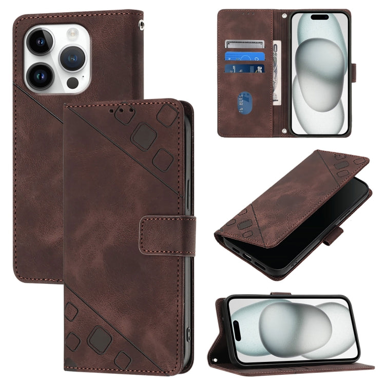 Handyhülle aus geprägtem Leder mit angenehmer Haptik, Für iPhone 17 Pro Max, Für iPhone 17 Pro, Für iPhone 17, Für iPhone Air, Für iPhone SE 2024, Für iPhone 16 Pro Max, Für iPhone 16 Pro, Für iPhone 16 Plus