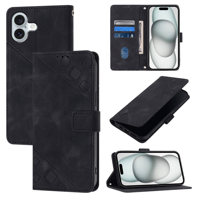 Handyhülle aus geprägtem Leder mit angenehmer Haptik, Für iPhone 17 Pro Max, Für iPhone 17 Pro, Für iPhone 17, Für iPhone Air, Für iPhone SE 2024, Für iPhone 16 Pro Max, Für iPhone 16 Pro, Für iPhone 16 Plus
