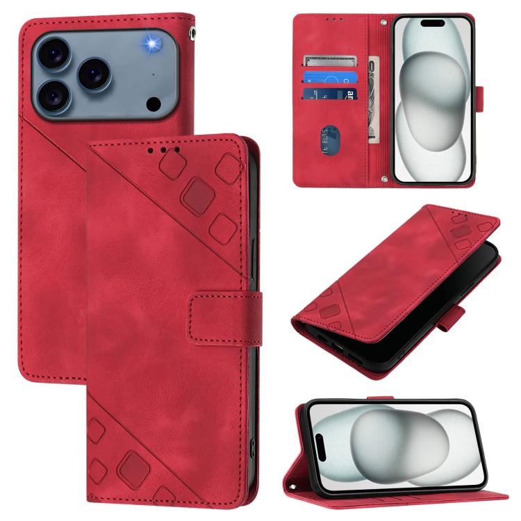Handyhülle aus geprägtem Leder mit angenehmer Haptik, Für iPhone 17 Pro Max, Für iPhone 17 Pro, Für iPhone 17, Für iPhone Air, Für iPhone SE 2024, Für iPhone 16 Pro Max, Für iPhone 16 Pro, Für iPhone 16 Plus