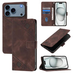 Handyhülle aus geprägtem Leder mit angenehmer Haptik, Für iPhone 17 Pro Max, Für iPhone 17 Pro, Für iPhone 17, Für iPhone Air, Für iPhone SE 2024, Für iPhone 16 Pro Max, Für iPhone 16 Pro, Für iPhone 16 Plus