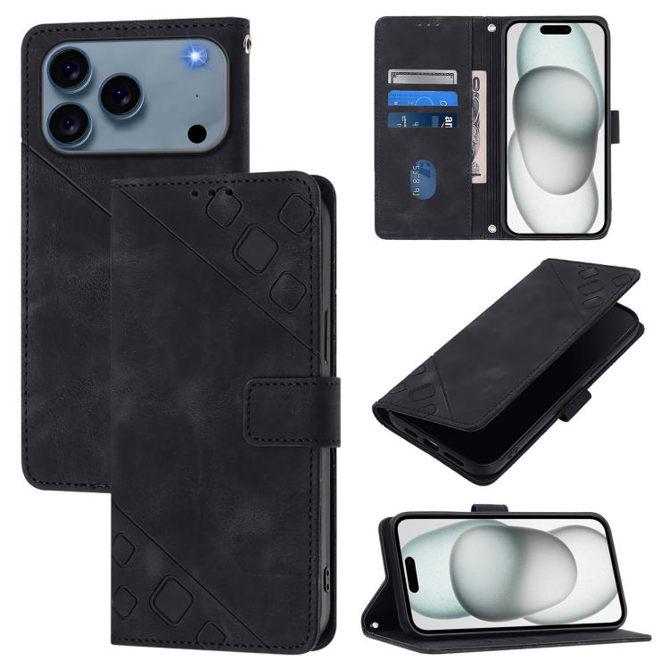 Handyhülle aus geprägtem Leder mit angenehmer Haptik, Für iPhone 17 Pro Max, Für iPhone 17 Pro, Für iPhone 17, Für iPhone Air, Für iPhone SE 2024, Für iPhone 16 Pro Max, Für iPhone 16 Pro, Für iPhone 16 Plus