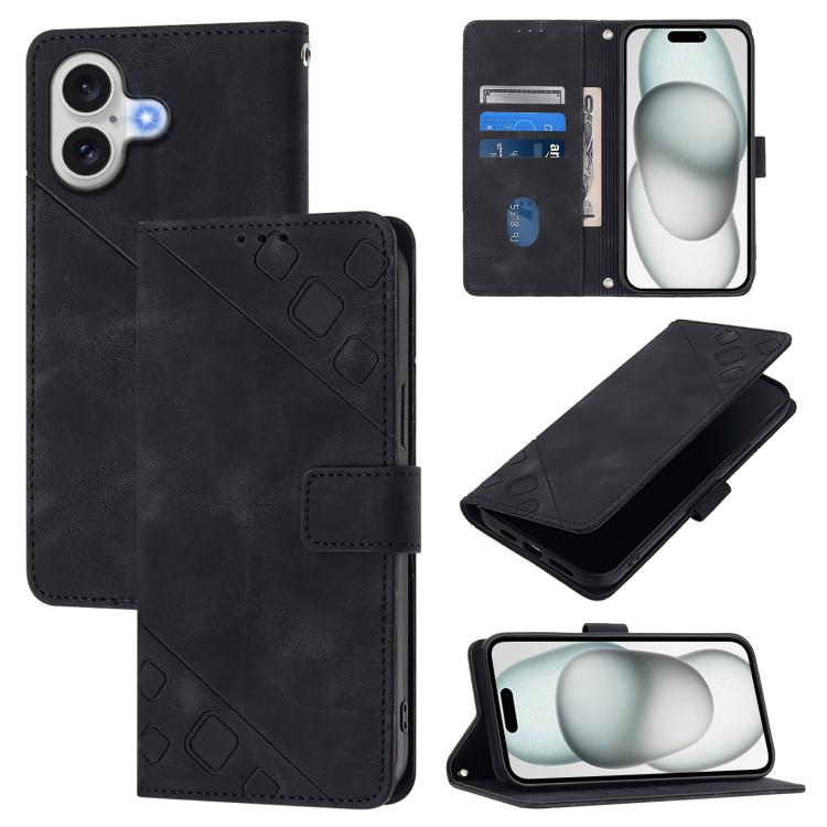 Handyhülle aus geprägtem Leder mit angenehmer Haptik, Für iPhone 17 Pro Max, Für iPhone 17 Pro, Für iPhone 17, Für iPhone Air, Für iPhone SE 2024, Für iPhone 16 Pro Max, Für iPhone 16 Pro, Für iPhone 16 Plus