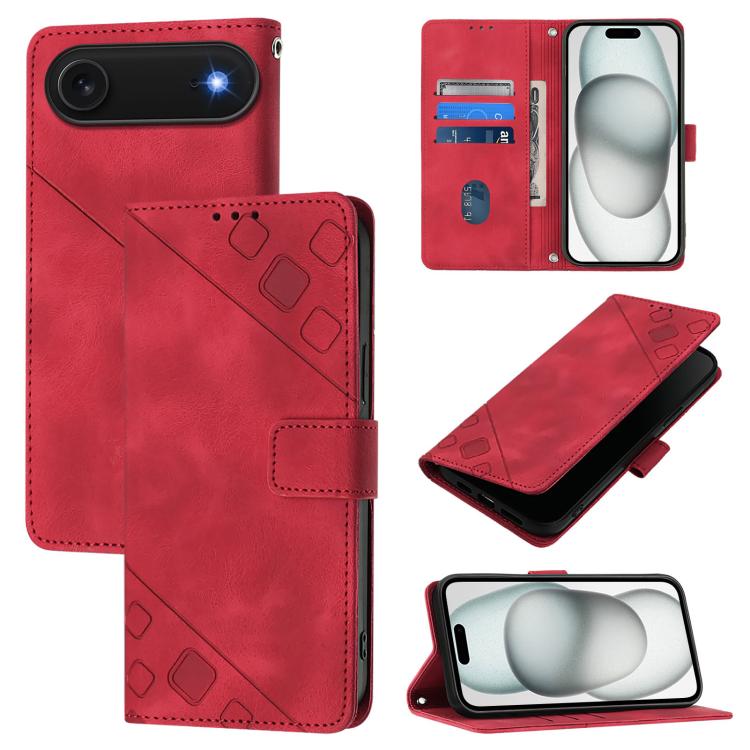 Handyhülle aus geprägtem Leder mit angenehmer Haptik, Für iPhone 17 Pro Max, Für iPhone 17 Pro, Für iPhone 17, Für iPhone Air, Für iPhone SE 2024, Für iPhone 16 Pro Max, Für iPhone 16 Pro, Für iPhone 16 Plus