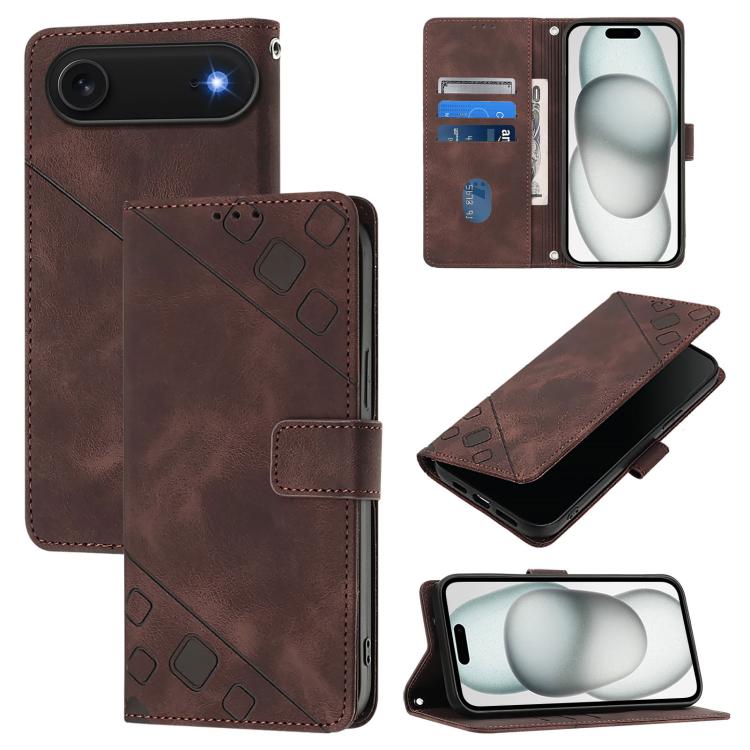 Handyhülle aus geprägtem Leder mit angenehmer Haptik, Für iPhone 17 Pro Max, Für iPhone 17 Pro, Für iPhone 17, Für iPhone Air, Für iPhone SE 2024, Für iPhone 16 Pro Max, Für iPhone 16 Pro, Für iPhone 16 Plus