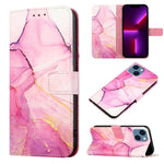 PT003 Marmormuster Flip Leder Handyhülle, für iPhone 15 Pro Max, für iPhone 15 Pro, für iPhone 15 Plus, für iPhone 15, für iPod Touch 7 / 6 / 5