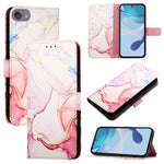 PT003 Marmormuster Flip Leder Handyhülle, für iPhone 15 Pro Max, für iPhone 15 Pro, für iPhone 15 Plus, für iPhone 15, für iPod Touch 7 / 6 / 5