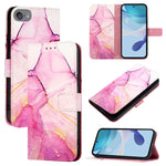 PT003 Marmormuster Flip Leder Handyhülle, für iPhone 15 Pro Max, für iPhone 15 Pro, für iPhone 15 Plus, für iPhone 15, für iPod Touch 7 / 6 / 5