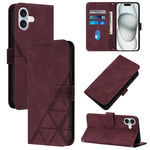 Umhänge-Handyhülle aus geprägtem 3D-Leder, für iPhone 16e / 17e, für iPhone 17 Pro Max, für iPhone 17 Pro, für iPhone 17, für iPhone Air, für iPhone 16 Pro Max, für iPhone 16 Pro, für iPhone 16 Plus