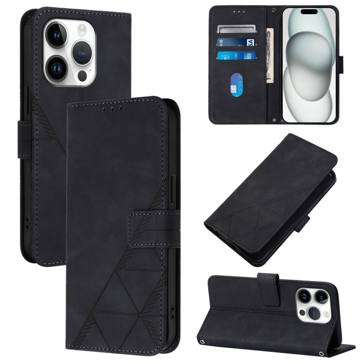 Umhänge-Handyhülle aus geprägtem 3D-Leder, für iPhone 16e / 17e, für iPhone 17 Pro Max, für iPhone 17 Pro, für iPhone 17, für iPhone Air, für iPhone 16 Pro Max, für iPhone 16 Pro, für iPhone 16 Plus