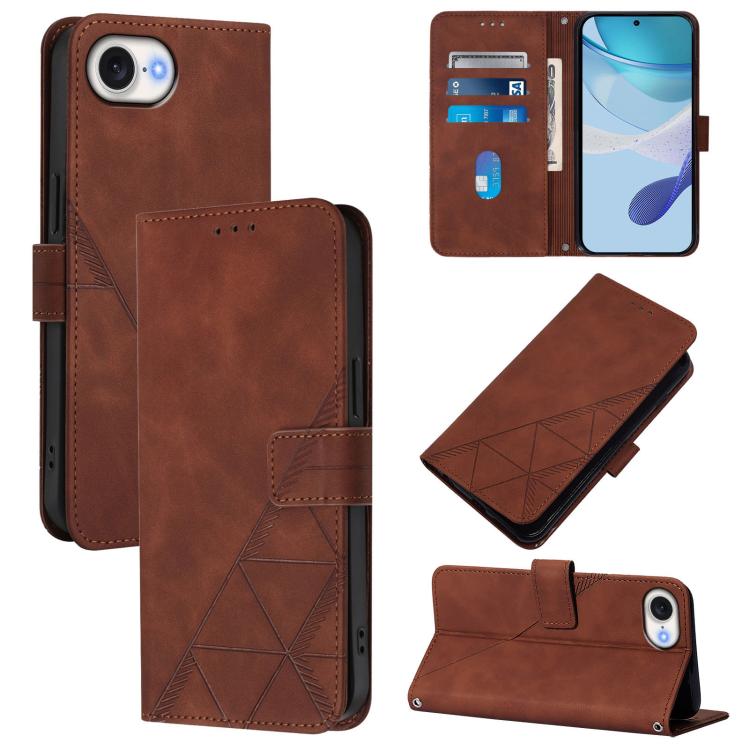 Umhänge-Handyhülle aus geprägtem 3D-Leder, für iPhone 16e / 17e, für iPhone 17 Pro Max, für iPhone 17 Pro, für iPhone 17, für iPhone Air, für iPhone 16 Pro Max, für iPhone 16 Pro, für iPhone 16 Plus