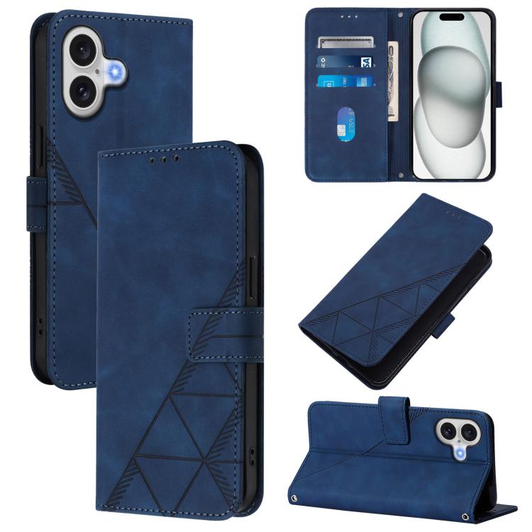 Umhänge-Handyhülle aus geprägtem 3D-Leder, für iPhone 16e / 17e, für iPhone 17 Pro Max, für iPhone 17 Pro, für iPhone 17, für iPhone Air, für iPhone 16 Pro Max, für iPhone 16 Pro, für iPhone 16 Plus