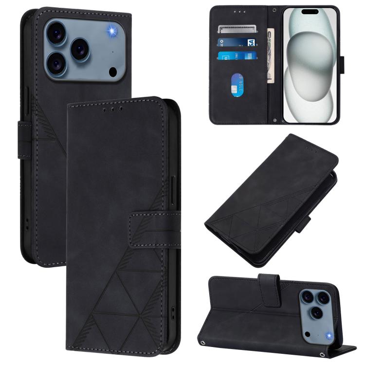 Umhänge-Handyhülle aus geprägtem 3D-Leder, für iPhone 16e / 17e, für iPhone 17 Pro Max, für iPhone 17 Pro, für iPhone 17, für iPhone Air, für iPhone 16 Pro Max, für iPhone 16 Pro, für iPhone 16 Plus