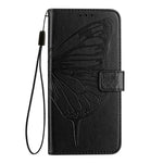 Geprägte Schmetterlings-Lederhülle, Für iPhone 17e / 16e, Für iPhone 17 Pro Max, Für iPhone 17 Pro, Für iPhone 17, Für iPhone Air, Für iPhone 16 Pro Max