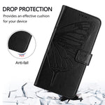 Geprägte Schmetterlings-Lederhülle, Für iPhone 17e / 16e, Für iPhone 17 Pro Max, Für iPhone 17 Pro, Für iPhone 17, Für iPhone Air, Für iPhone 16 Pro Max