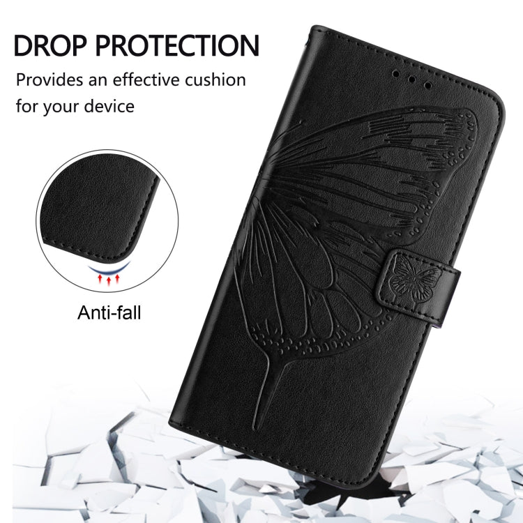 Geprägte Schmetterlings-Lederhülle, Für iPhone 17e / 16e, Für iPhone 17 Pro Max, Für iPhone 17 Pro, Für iPhone 17, Für iPhone Air, Für iPhone 16 Pro Max