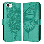 Geprägte Schmetterlings-Lederhülle, Für iPhone 17e / 16e, Für iPhone 17 Pro Max, Für iPhone 17 Pro, Für iPhone 17, Für iPhone Air, Für iPhone 16 Pro Max