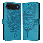 Geprägte Schmetterlings-Lederhülle, Für iPhone 17e / 16e, Für iPhone 17 Pro Max, Für iPhone 17 Pro, Für iPhone 17, Für iPhone Air, Für iPhone 16 Pro Max