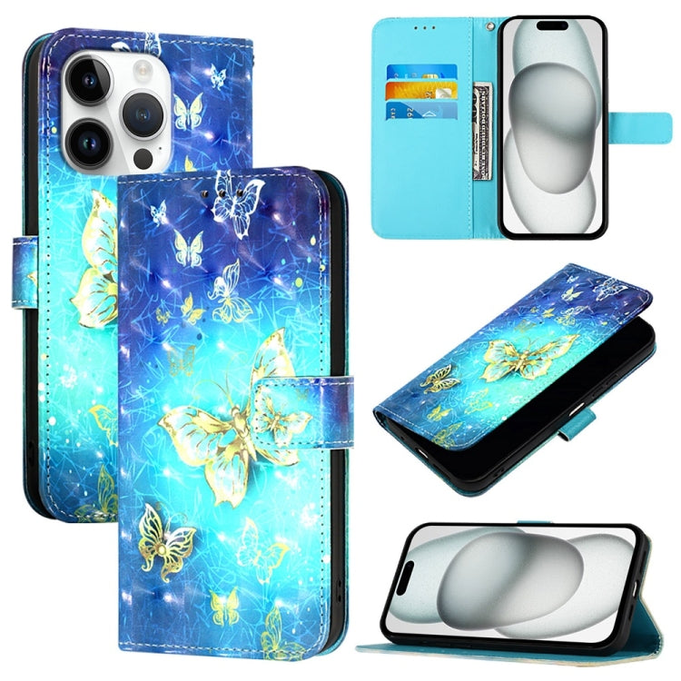 3D-Gemälde Horizontale Klapphülle aus Leder, Für iPhone 16 Pro, Für iPhone 16 Plus, Für iPhone 16, Für iPhone 15 Pro Max, Für iPhone 15 Pro, Für iPhone 15 Plus